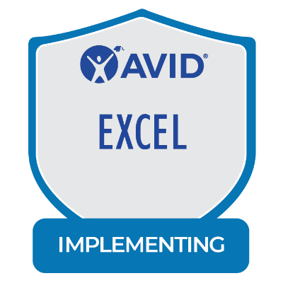 AVID Excel SI Badge